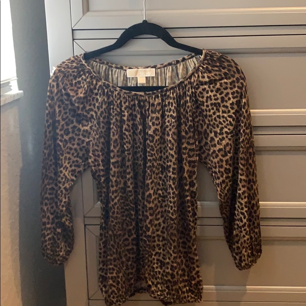 MK animal print top